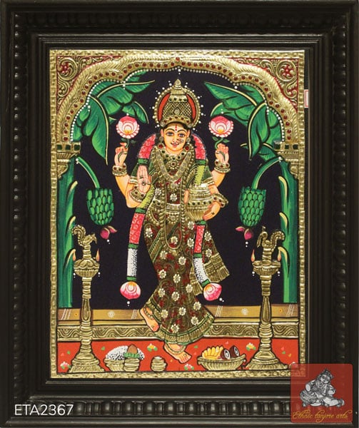 Gruha Lakshmi Tanjore Painting