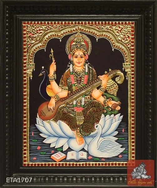 saraswathi-tanjore-painting