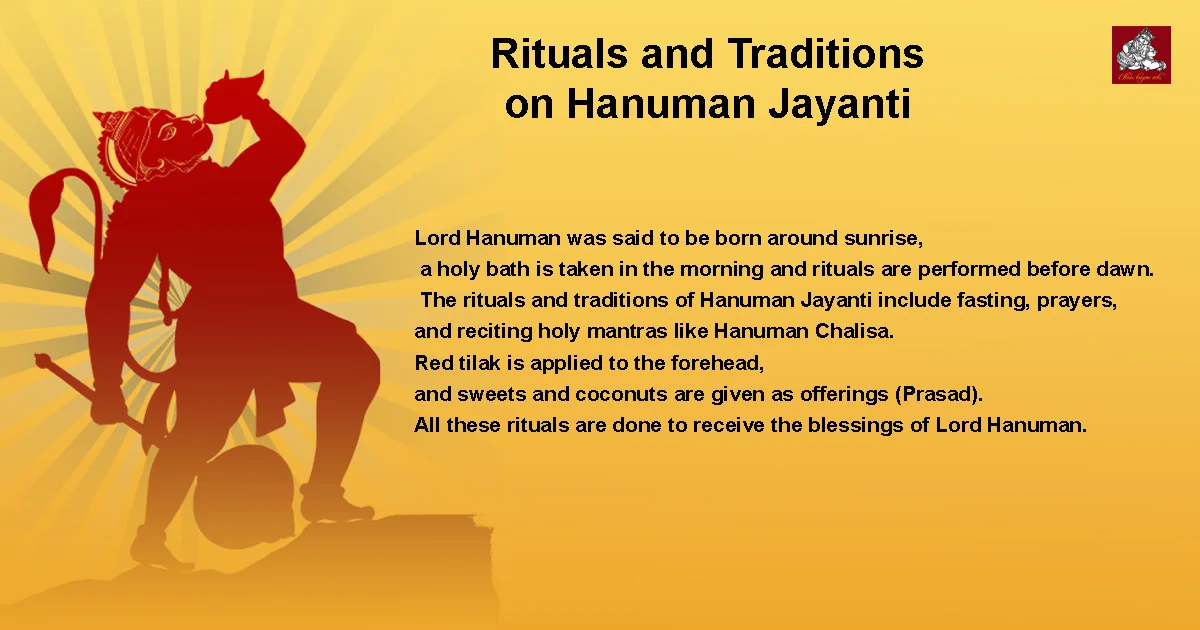 Rituals and Traditions of Hanuman Jayanti