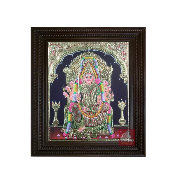 Mariamman Tanjore painting 12x10