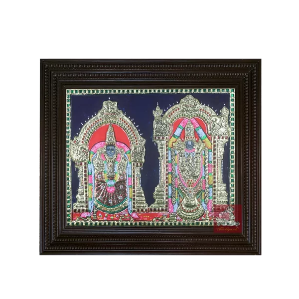 Padmavathi-Balaji-Tanjore-painting