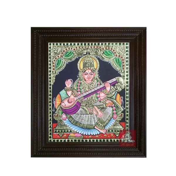 Saraswathi-Tanjore-paintings