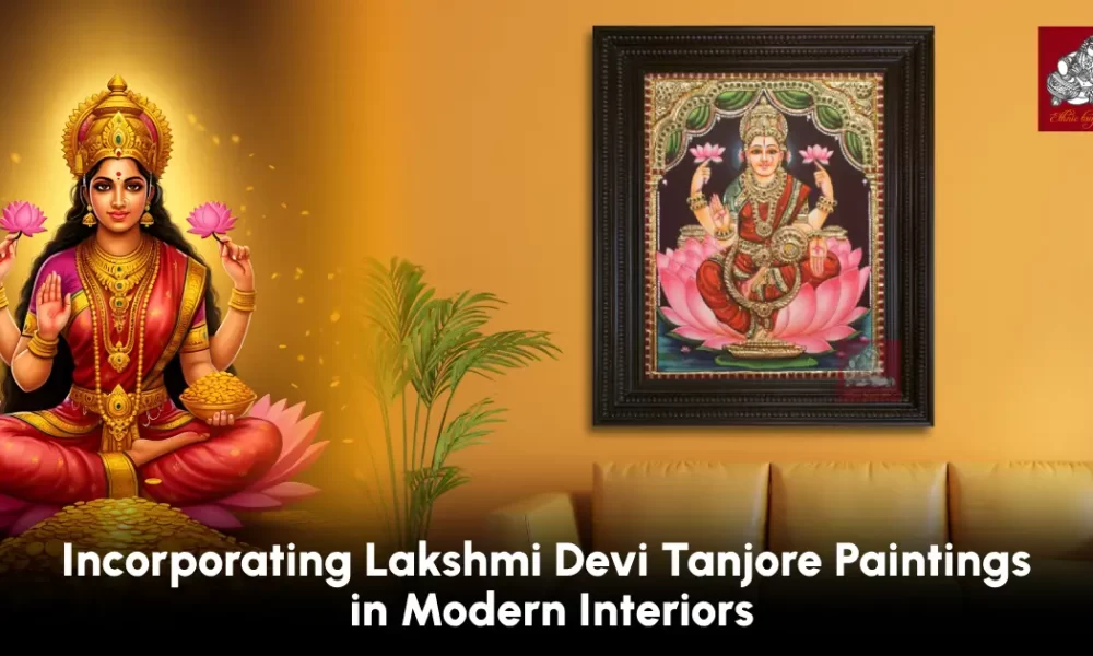 Lakshmi tanjore paintings