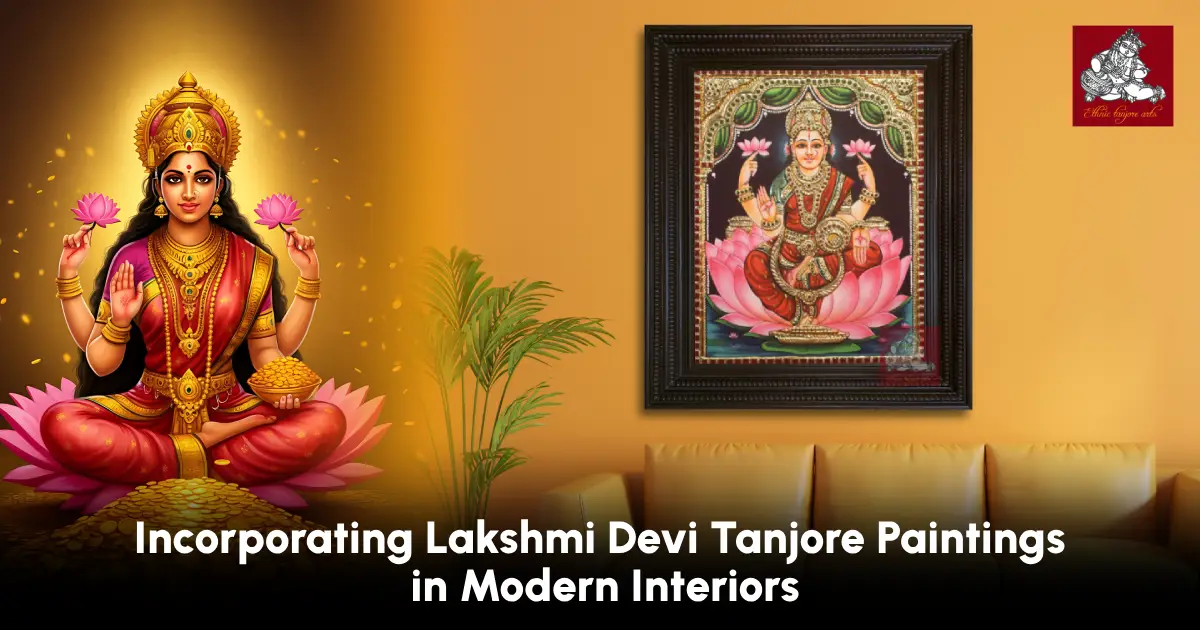 Lakshmi tanjore paintings